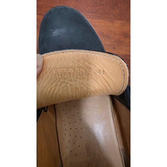 Astorflex Men's Black Desert Chealse Boots Lace-Up Leather Made in Italy Size 44 - Picture 8 of 9